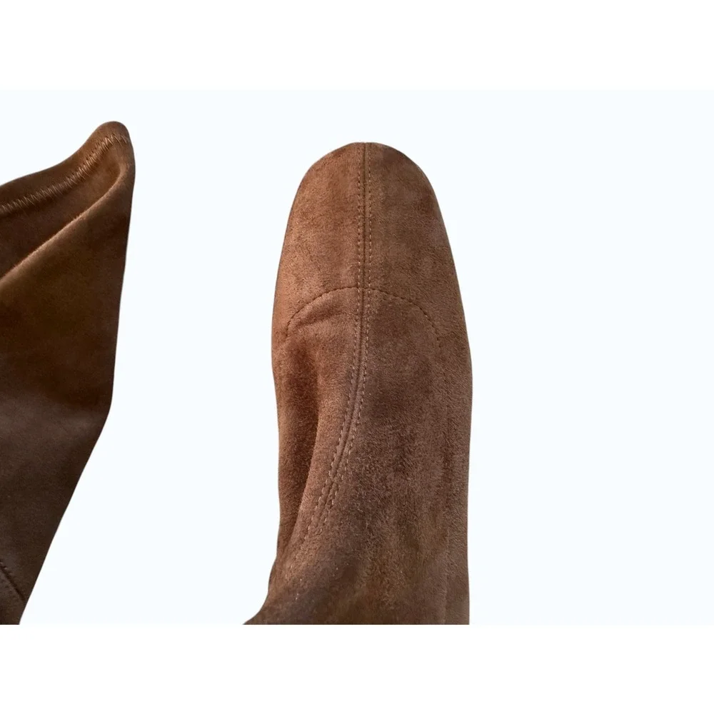 Dear Frances Stretch Suede‎ OTK Boot Brown EU 36 | Italian Made | Vero Cuoio